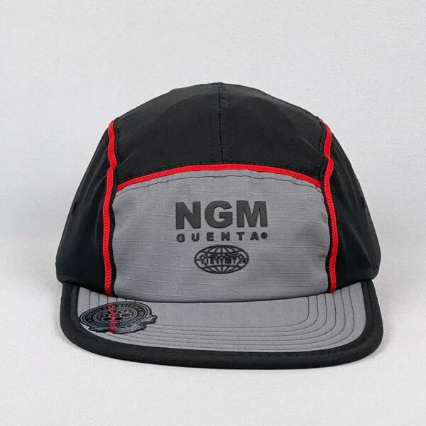 Boné Five Panel Chronic Ngm Guenta - Preto/Cinza - Aba Flexível - Imagem 2