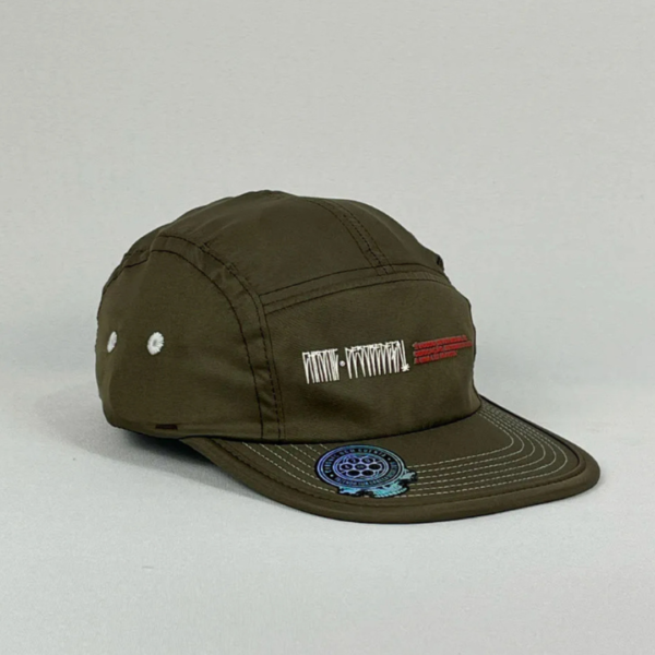 Boné Five Panel Chronic Tag Larger Desobedeça - Marrom Escuro - Aba Flexível