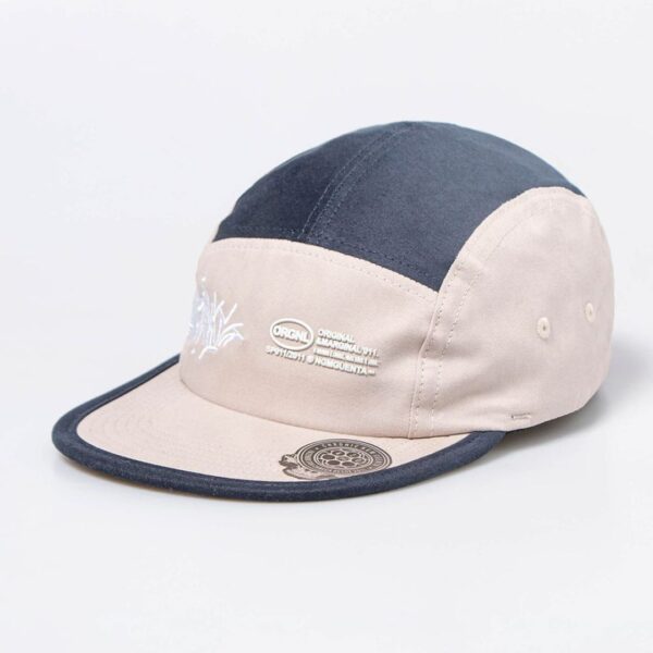 Boné 5 Five Panel Chronic Tag Advanced ORGNL - Creme/Marinho - Aba Flexível - Imagem 2
