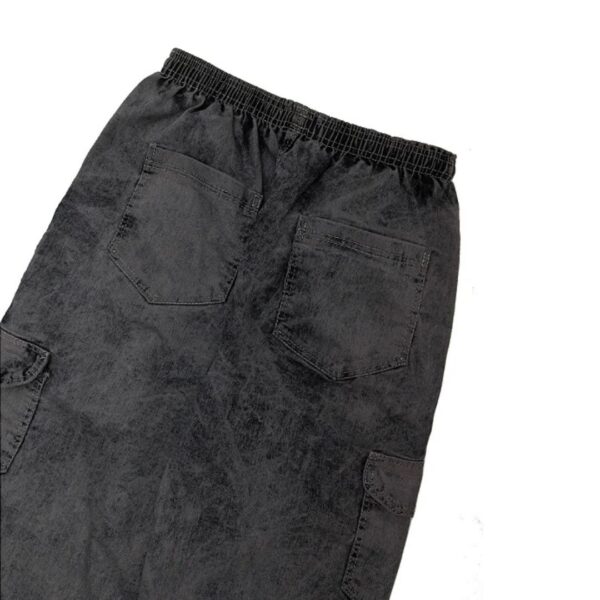 Calça Cargo jeans balão Hilf (estonada) - Imagem 4