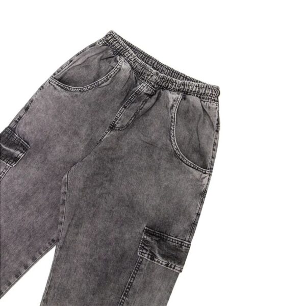 Calça Cargo jeans Hilf (marmorizado) M - Imagem 3
