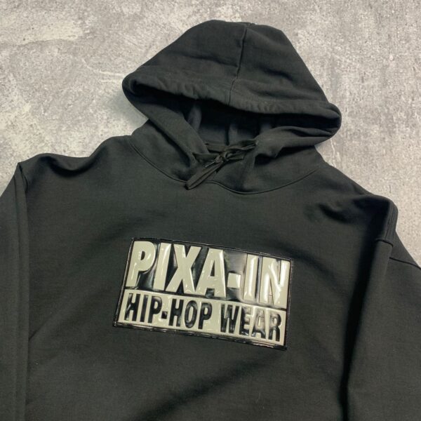 Blusa Moletom Logo Pixain Culture - Preto - GG - Imagem 2