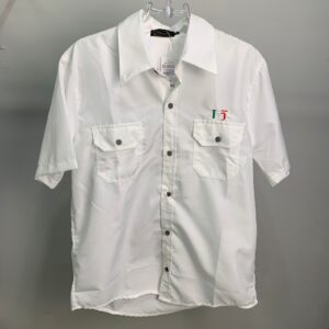 Camisa de Botão Ripstop Mafiusu (Branco) M