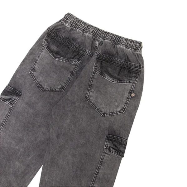 Calça Cargo jeans Hilf (marmorizado) M - Imagem 4