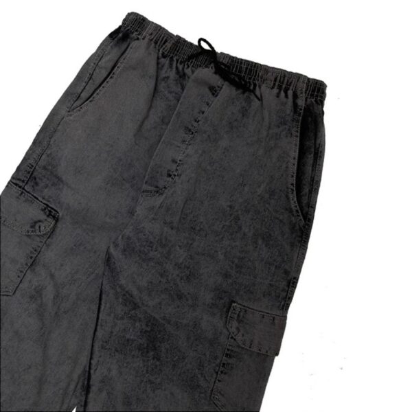 Calça Cargo jeans balão Hilf (estonada) - Imagem 3