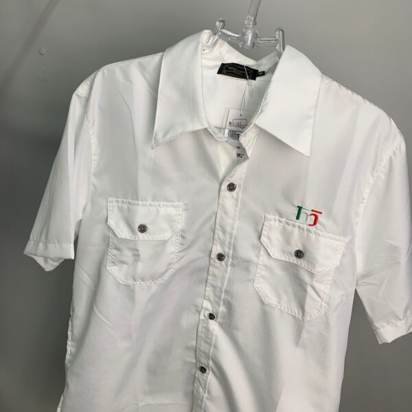 Camisa de Botão Ripstop Mafiusu (Branco) M - Imagem 3
