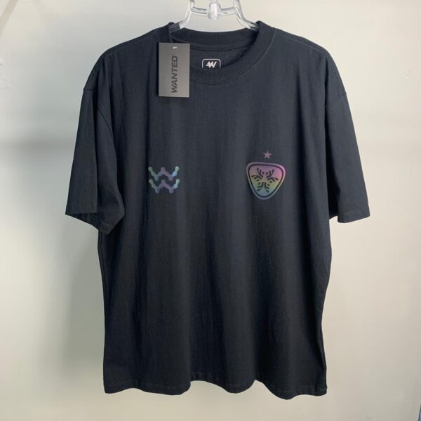 Camisa Hustler Holografia Wanted