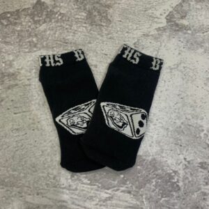 Meia Soquete ´Dados´ Brothas Cash (Branco/Preto)