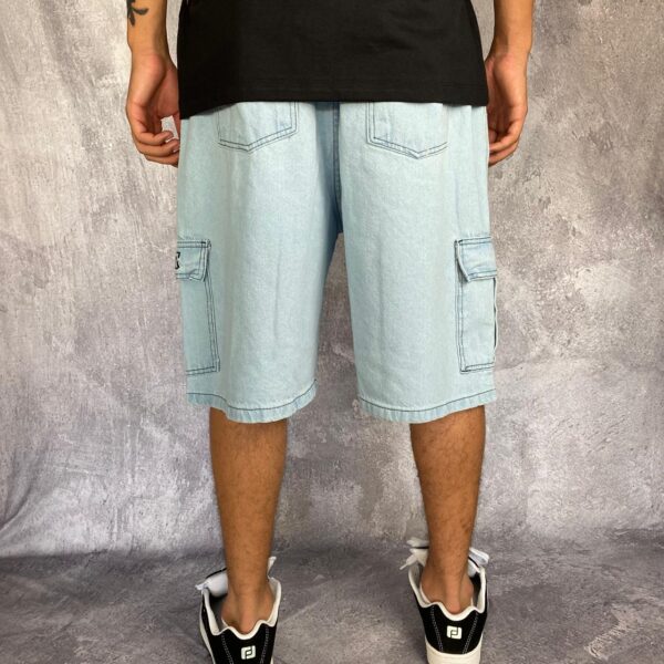Bermuda Cargo Jeans Trip Side (Cristal)  M,G e GG - Imagem 3