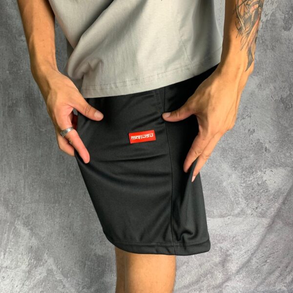 Bermuda Helanca Logo Red Mafiusu (Preto) M/G e GG - Imagem 2