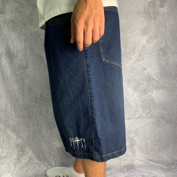 Bermuda Jeans Balão `Duas Caras` Brothas Cash - N42 - Imagem 2