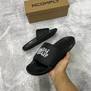 Chinelo Slide Comply (Preto) N39/N40/N41/N42/N43/N44