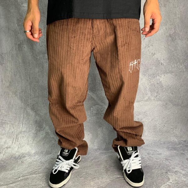 Calça Veludo Cotelê Brothas Cash (Marrom) N40 e N42 - Imagem 3