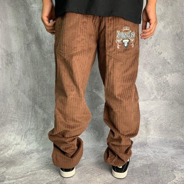 Calça Veludo Cotelê Brothas Cash (Marrom) N40 e N42 - Imagem 4