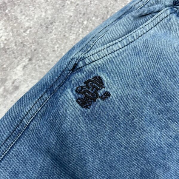 Bermuda Jeans Baggy Trip Side (Lavagem Sky) M/G/GG - Imagem 3