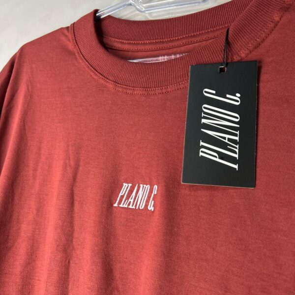 CAMISA PLANO C  "LOGO" (vERMELHO BARN) G - Imagem 2