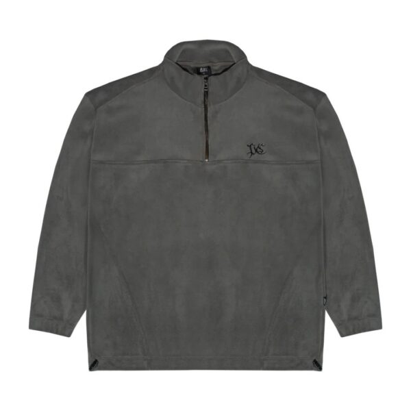 MOLETOM PLANO C QUARTER ZIP FLEECE "PC"  (CINZA) G