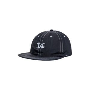 BONÉ SIX 6-PANEL PLANO C HAT "PC" (PRETO)