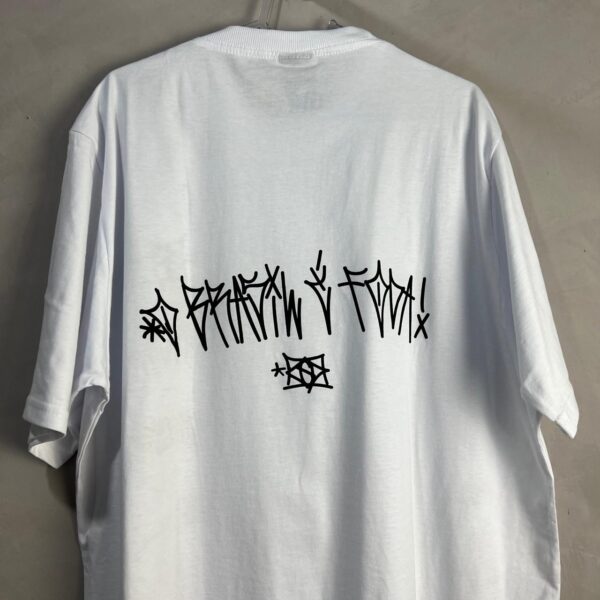 Camisa Chronic `O Brasil é Foda` (Branco) GG - Imagem 3