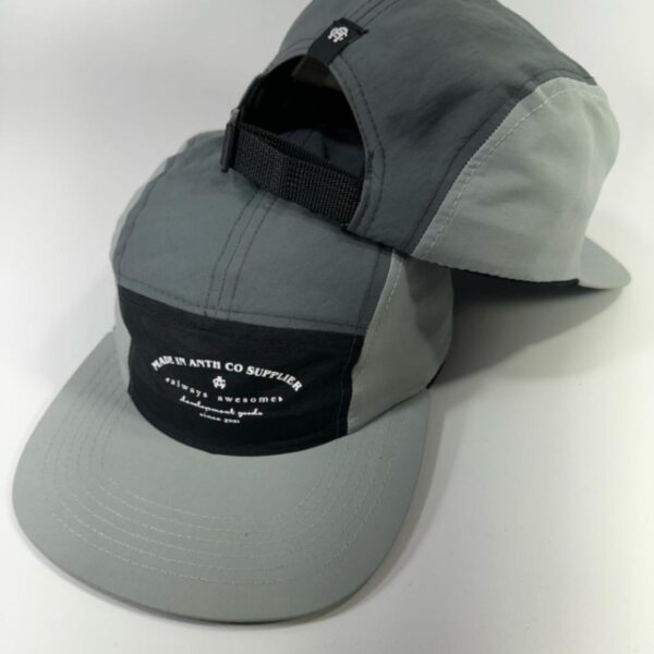 BONÉ FIVE PANEL ANTH CO ALWAYS IMPERMEÁVEL CHUMBO/CINZA/PRETO
