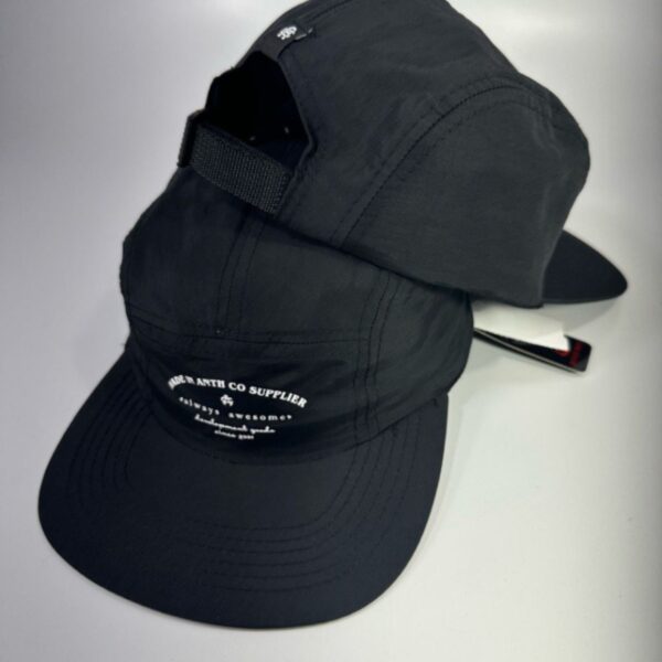 BONÉ FIVE PANEL ANTH CO ALWAYS IMPERMEÁVEL PRETO