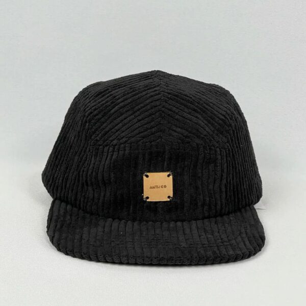 BONÉ FIVE PANEL  ANTH CO VELUDO PRETO - Imagem 2
