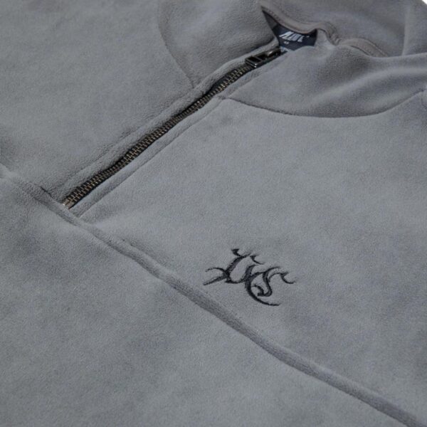 MOLETOM PLANO C QUARTER ZIP FLEECE "PC"  (CINZA) G - Imagem 2