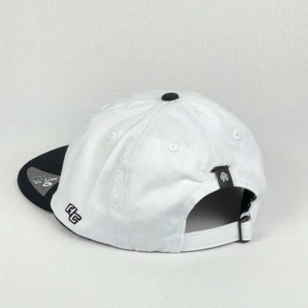 BONÉ SIX PANEL ANTH CO FIRST BRANCO/PRETO (ABA FLEXÍVEL) - Imagem 3