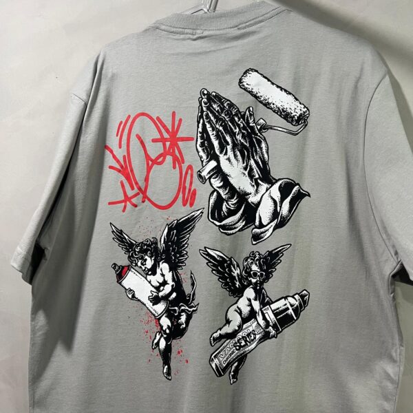 CAMISA CHRONIC `ANJOS´ (Cinza) G - Imagem 3