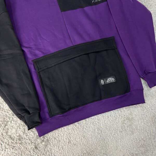 Blusa Moletom Trip Side Fragments - (Roxo/Preto)  G e GG - Imagem 2
