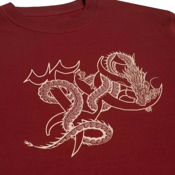 CAMISA PLANO C  "DRAGON"BARN RED - Imagem 2