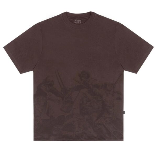 CAMISA PLANO C  "IN VINO VERITAS" BROWN