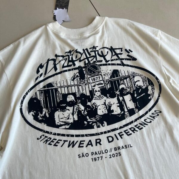 CAMISA OVERSIZED TRIP SIDE `TROPA` (OFF WHITE) - Imagem 4