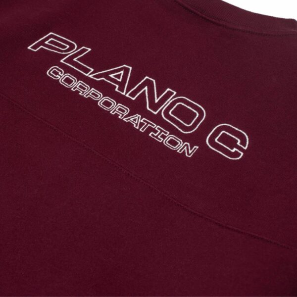BLUSA MOLETOM PLANO C  CREWNECK "PC" WINE - Imagem 4