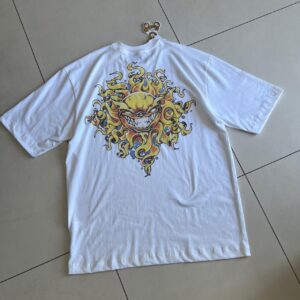 CAMISA OVERSIZED TRIP SIDE `SOL` (OFF WHITE)