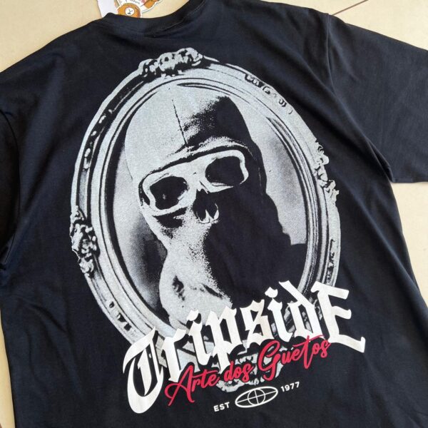 CAMISA OVERSIZED TRIP SIDE `GUETO` (PRETO) - Imagem 4