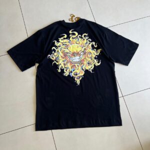 CAMISA OVERSIZED TRIP SIDE `SOL` (PRETO)