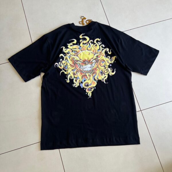 CAMISA OVERSIZED TRIP SIDE `SOL` (PRETO)