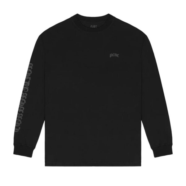 CAMISETA MANGA LONGA "PLNC" BLACK