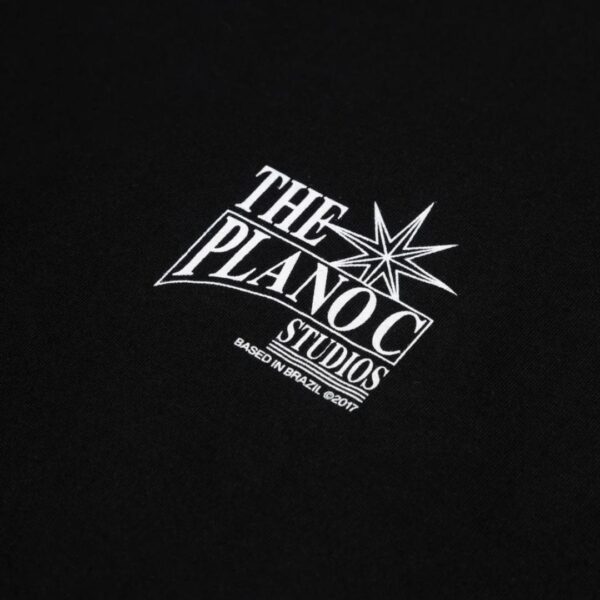 CAMISETA PLANO C MANGA LONGA "STUDIOS C" (PRETO) - Imagem 3