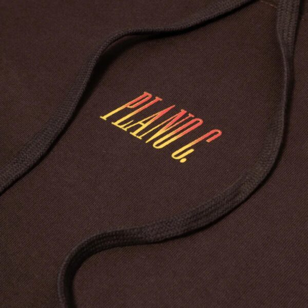 MOLETOM PLANO C HOODIE "FLAMES" (MARROM) - Imagem 5