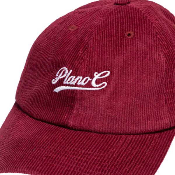 BONÉ 6 PANEL COTELÊ MERLOT PLANO C (BORDO) - Imagem 2
