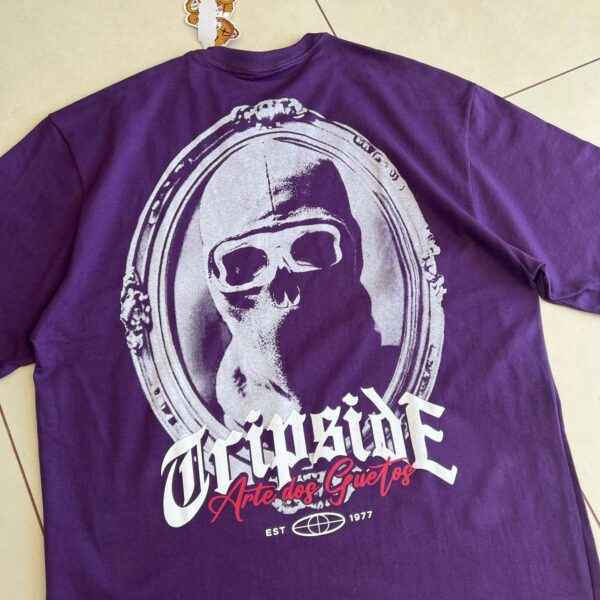 CAMISA OVERSIZED TRIP SIDE `GUETO` (ROXO) - Imagem 4