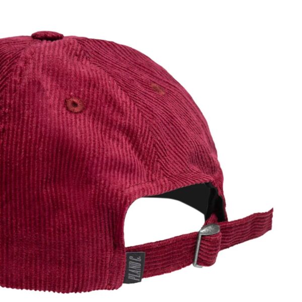 BONÉ 6 PANEL COTELÊ MERLOT PLANO C (BORDO) - Imagem 3