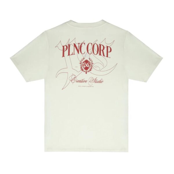 CAMISA PLANO C  "PLNC CORP" (OFF-WHITE)