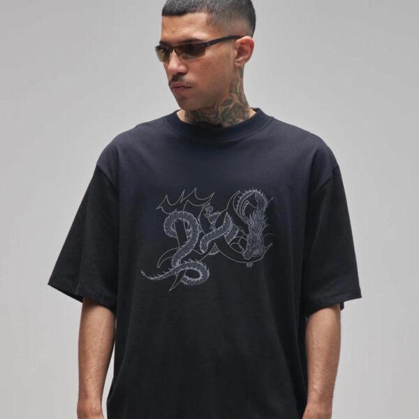 CAMISA PLANO C  "DRAGON" BLACK - Imagem 4