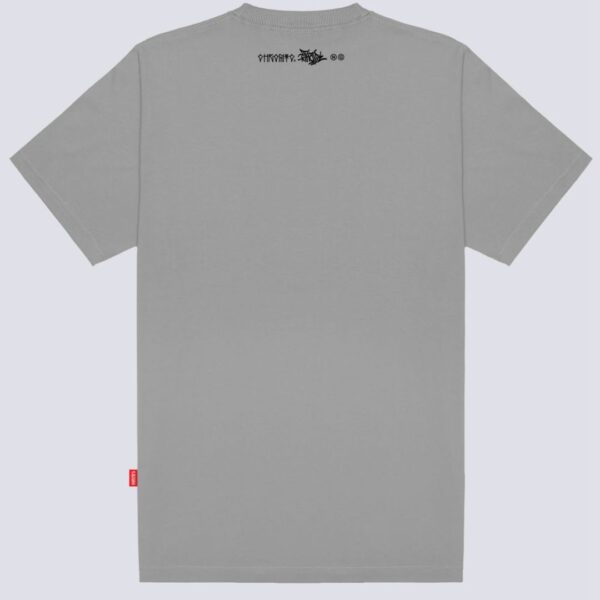 Camisa Oversized Chamas Chronic x Thaide  (Cinza) - Imagem 2