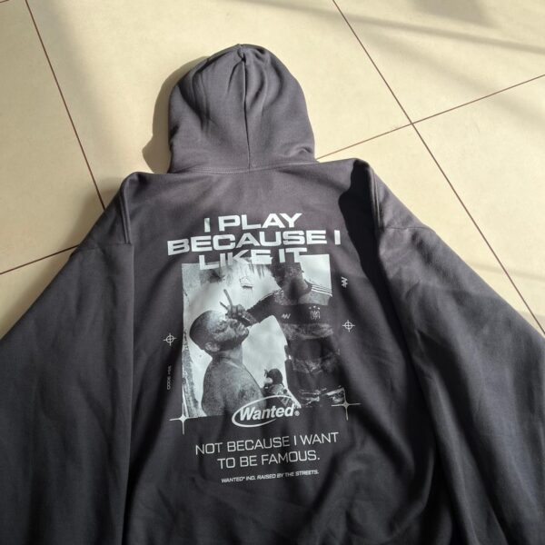 Blusa Moletom Wanted `Imperador` (Cinza) - Imagem 5