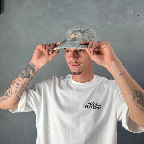 Boné Five Panel Anth de Veludo - Cinza - Imagem 3