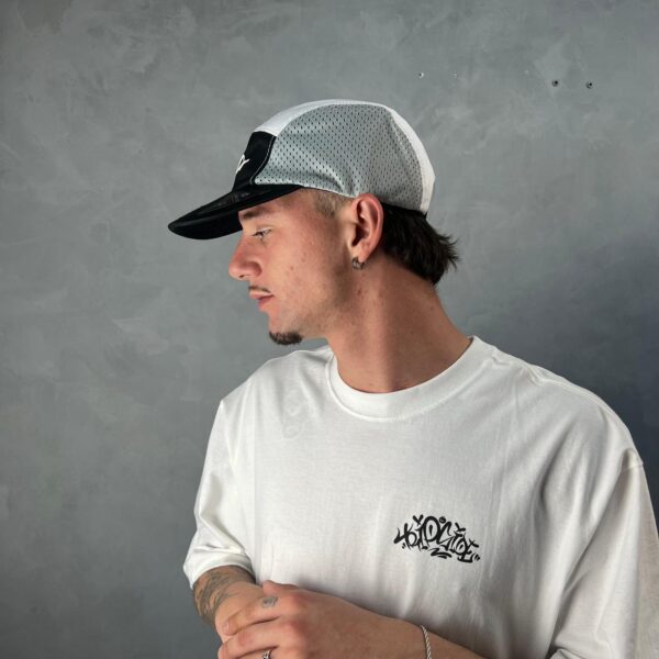Boné Five Panel Anth Signature Mesh Lateral - Preto/Branco/Cinza - Imagem 4